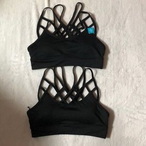 Two brand new small Marika sports bras